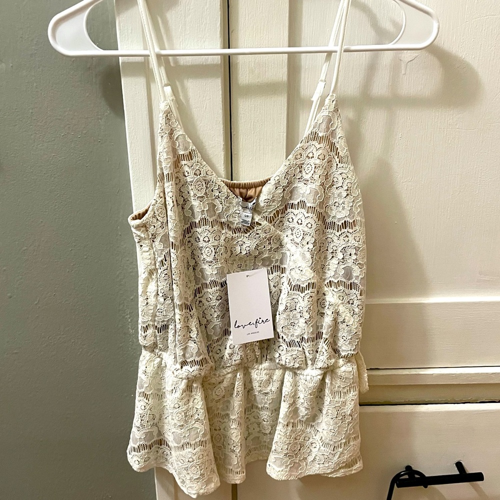 NWT Lace Top